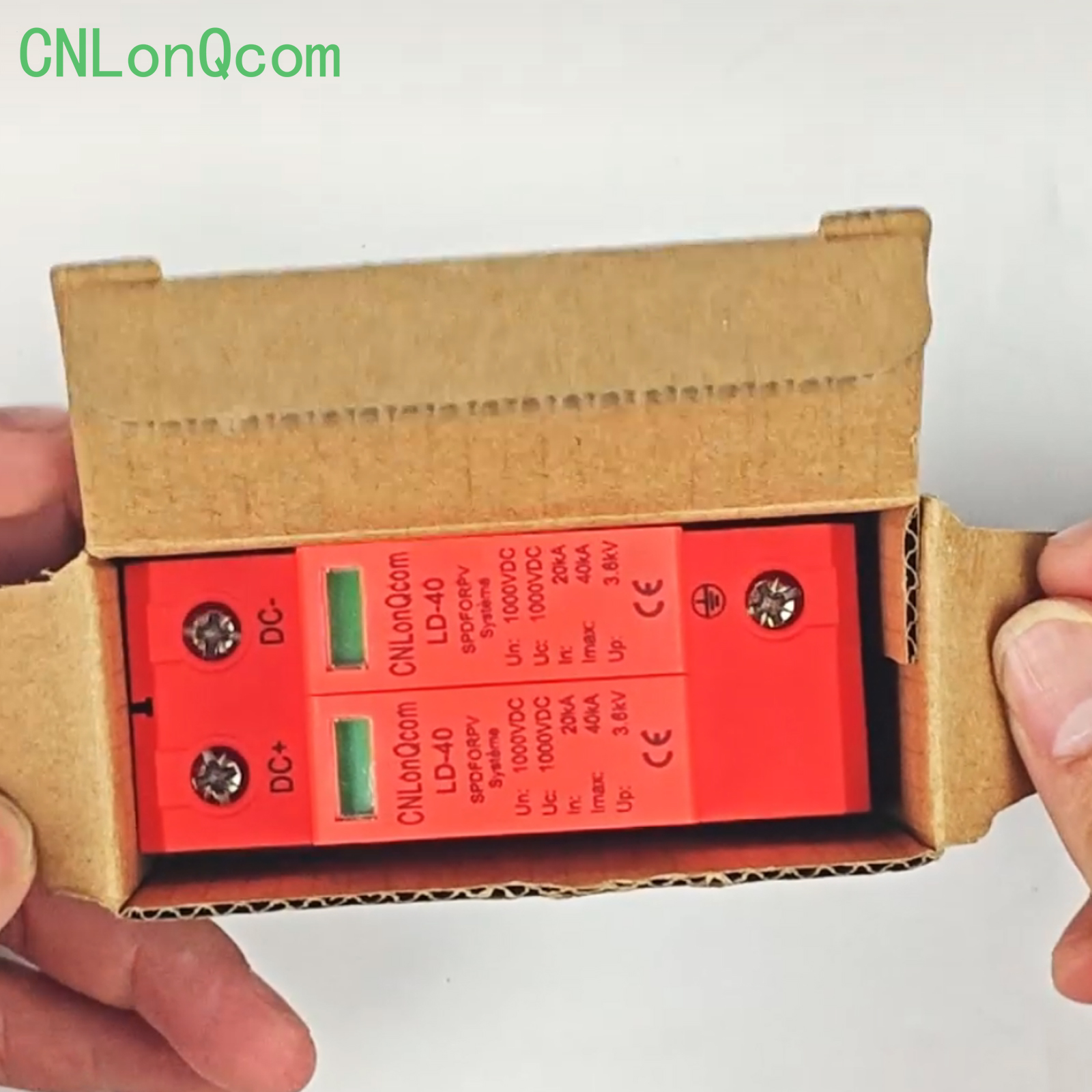 CNLonQcom ویترین محافظ برق خورشیدی LD-40 2P 1000V DC DC