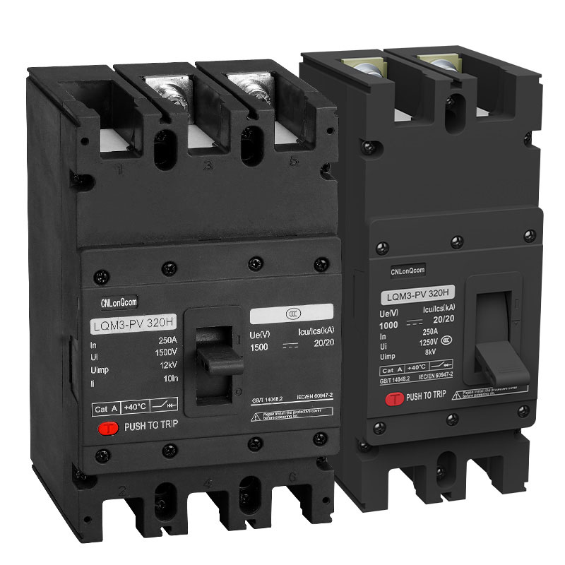 مدار شکن کیس قالب گیری DC LQM3-320