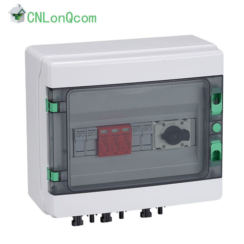 جعبه ترکیبی پلاستیکی DC1000V 2 داخل و 1 بیرون