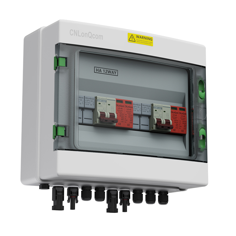 PV Combiner Box 2 در 2 Out DC500V
